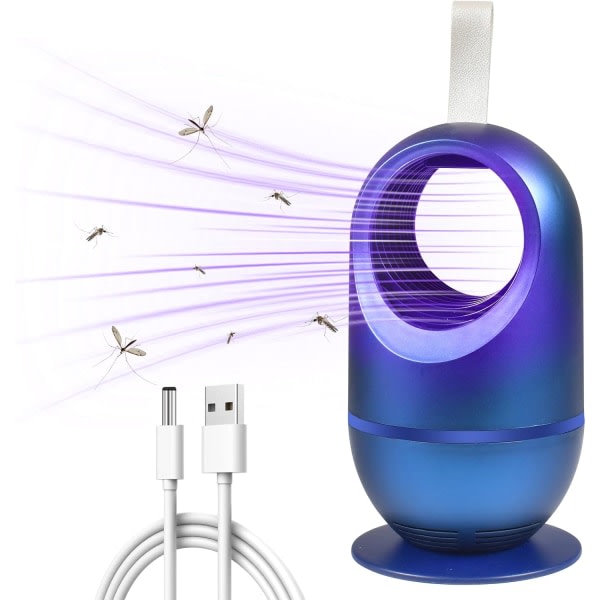 CDQ Anti-mygglampa, 360° myggdödarlampa, USB sähköinen antimygglampa, UV-sähkövalo