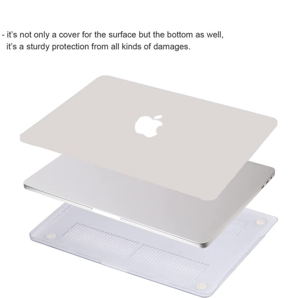 CDQ-deksel til MacBook Air 11 (A1370/A1465), etui i plast