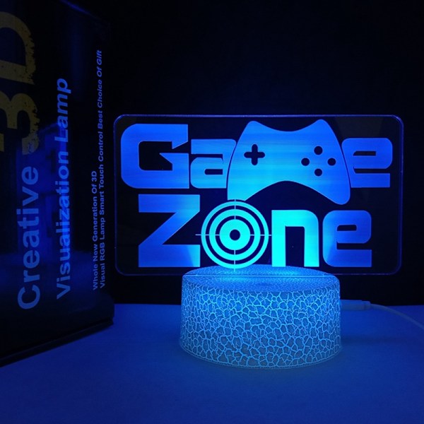 Kreativ gåva Spelrum Dekoration Nattljus Crack Modell Crack Bas Spel Zon Crack Touch Färgglad Set Crack Base Game Zon Crack Base Game Zon Crack Base Game Zone Crack Touch Colorful Set