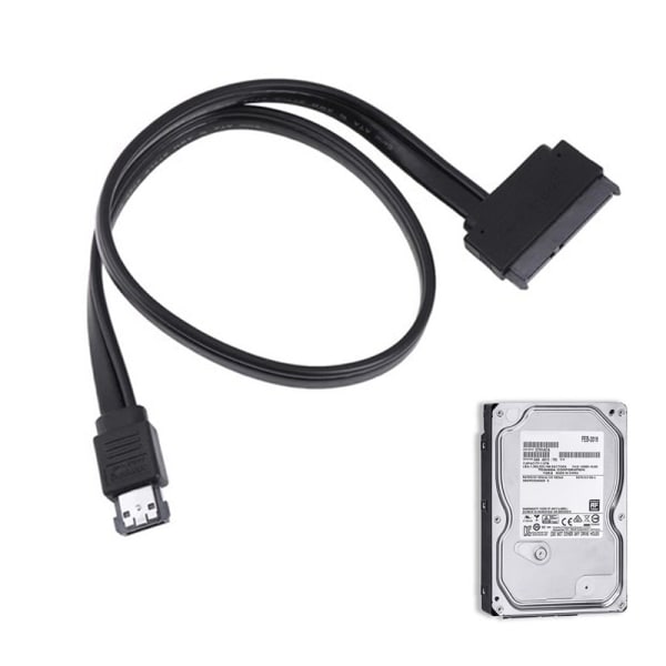 2,5\" 3,5\" HDD hårddisk SATA 22Pin till USB combo DUAL Power onesize