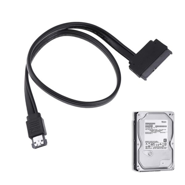 2,5" 3,5" HDD h?rddisk SATA 22Pin til USB combo DOBBEL Power onesize