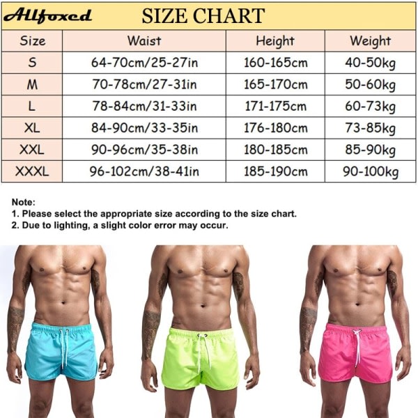 Sommar badkläder för män Shorts Märke Strandkläder Green XL zdq