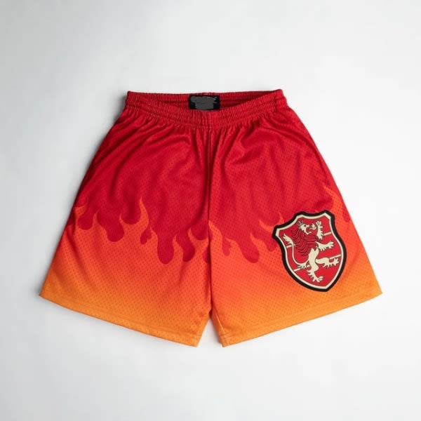 Anime Shorts Demon Slayer 3D-utskrift Casual Sports Shorts L zdq