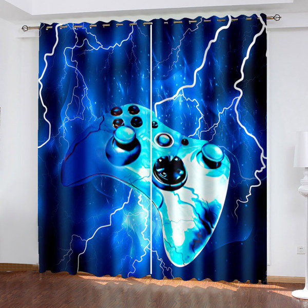 Pimeyden verhoilut pojille ja teineille 132 x 160 cm Moderni tyyli Videopelit Verhot lapsille ja tytöille