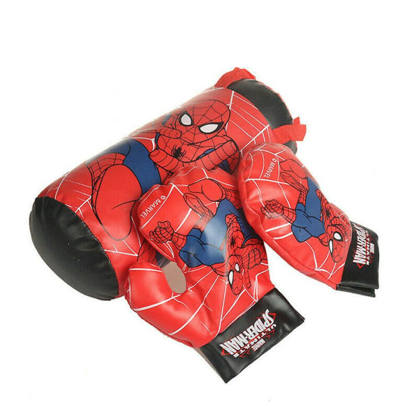 Spiderman boxningssäck handskar set leksak julklapp för barn