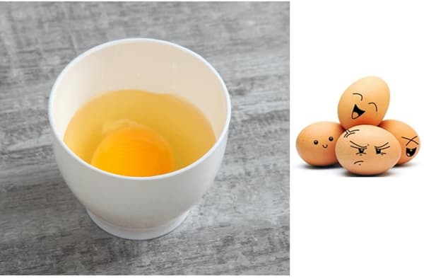 Egg Cooker Set of 2 - Microwave Safe - Mini Portable - White - For Quick Egg Cooking - Perfect for Breakfast