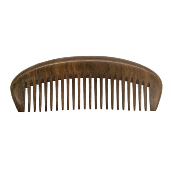 CDQ Träkam - Detangler av naturligt trä för vått eller torrt hår -