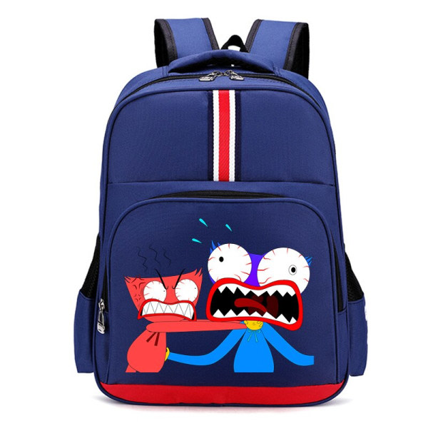 Poppyed koululaukut Play Time Piirretty printti Lapset Lapset Reppu Päiväkoti Pojat Tytöt Reppu Kirjalaatikko Lahja BB132 28x35cm