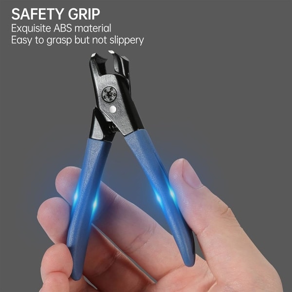 Nagelklippare Klippare Bred Käke Fingernagel och Tånagel Klippare Heavy Duty Nagelklippare Skarp Kurvad Tånagel Klippare för Män och Kvinnor Vit