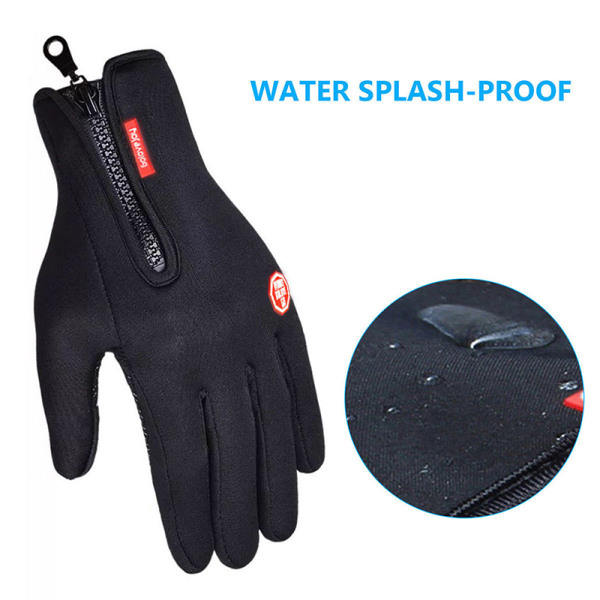 Herr Dam Vinter Varm Vindt?t Vattent?t Thermal Touch Handske Black M