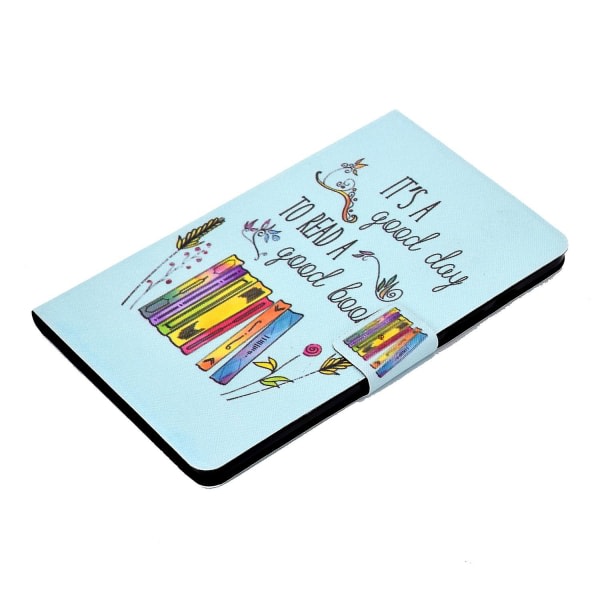 For Samsung Galaxy Tab A 8.0 (2019) Sm-t290 (wi-fi) / Sm-t295 (lte) Trykt magnetisk stängning Skyddande cover med stativ / Ca Colorful Book