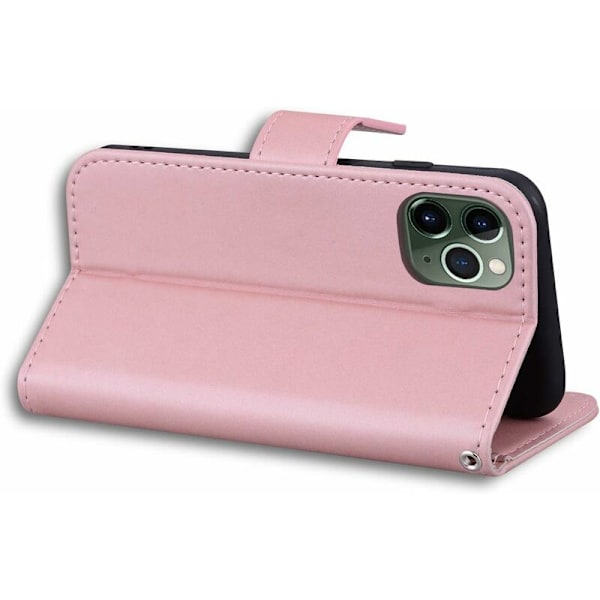 iPhone 11 Skal Tecknad Djur Söt Fällbart Ställ (Rosa)-