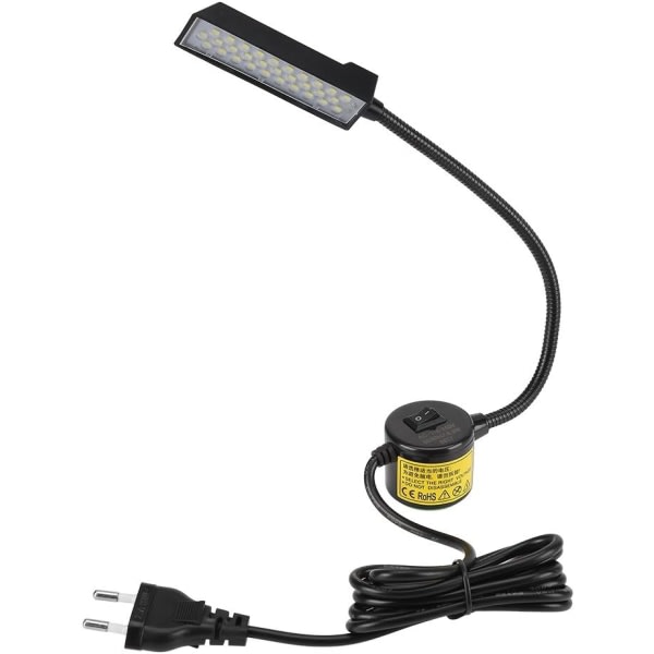 LED-symaskinlamper, 30 LED-lamper med magnetisk monteringssokkel