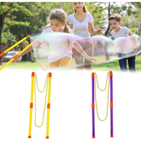 CDQ 2 par Bubble Wand Giant Bubble Wand för barn Leksaker Sommar utomhus Trädgårdsaktivitetsspel