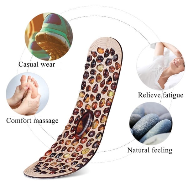 Cobble Foot Massage Magnetisk innersula Unisex L-EU41-45