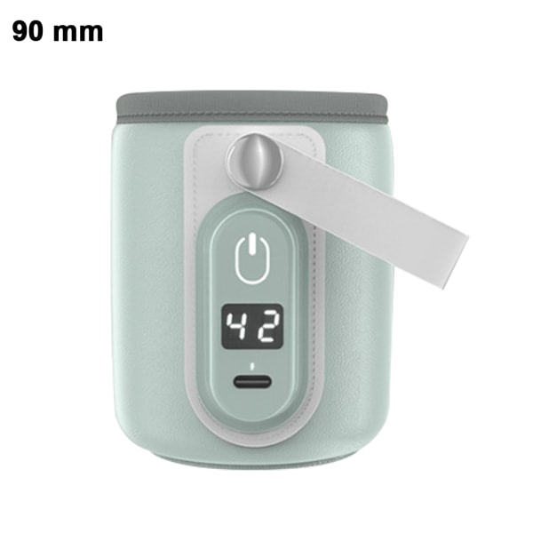 CDQ USB Bärbar Flaskvärmare för Baby Bröstmjölk, Snabbladdning och