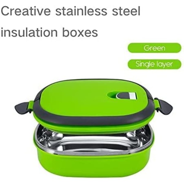CDQ Bento Lunchbox med isolering i rostfritt stål, läckagesäker