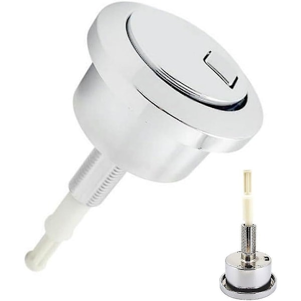 Geberit Type 280 Dobbel Spylknapp Utbytting, ABS Krombelegg - Gi Badrommet Stil
