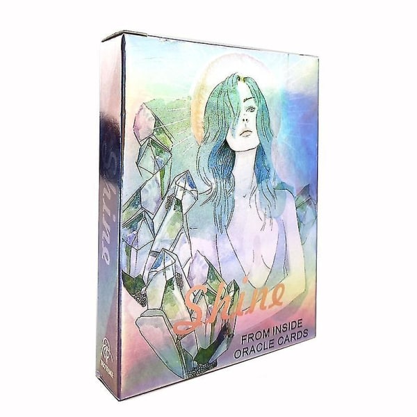 Shine From Inside Oracle Card För Spådom Engelsk Tarotkortlek Brädspel För Vuxna Med Pdf-Vägledning Spelkort 38st Ts124 zdq