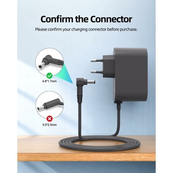 30,45V laddare för Dyson dammsugare V10/V11/V15/V12, laddare för Dyson dammsugare Power Ersättningsdelar för dammsugare