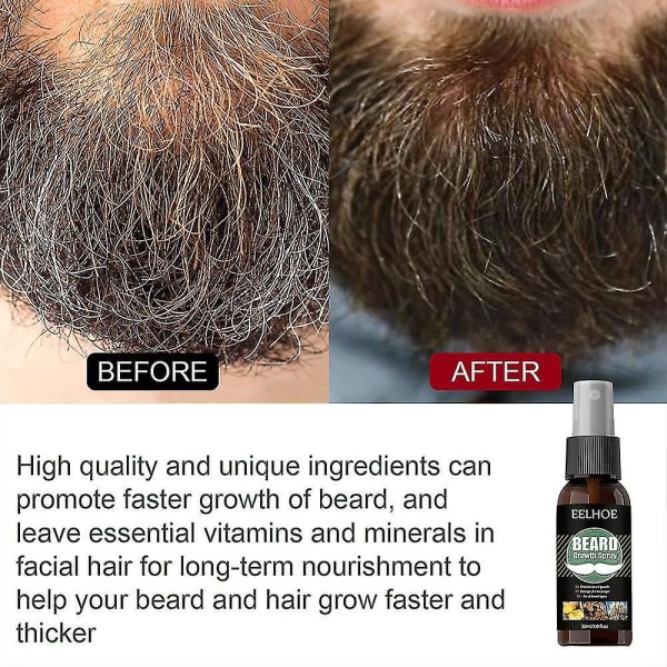 30ml Men Natural Plant Beard Growth Spray