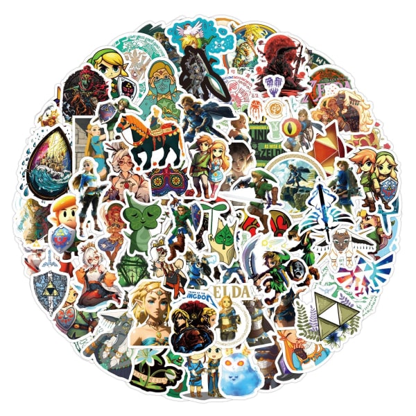 120 kpl Zelda Kingdom Tears Doodle -tarroja