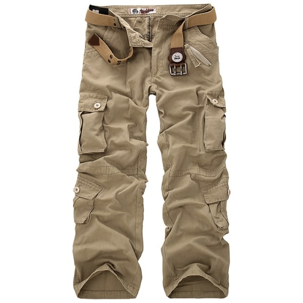 Spring Autumn Army Tactical Pants multi fickor vaaleanharmaa 34 zdq