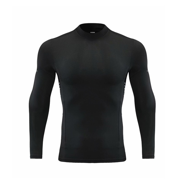 UPF 50+ Langærmede Kompressions T-shirts til Mænd, Vandsportsudslæt zdq