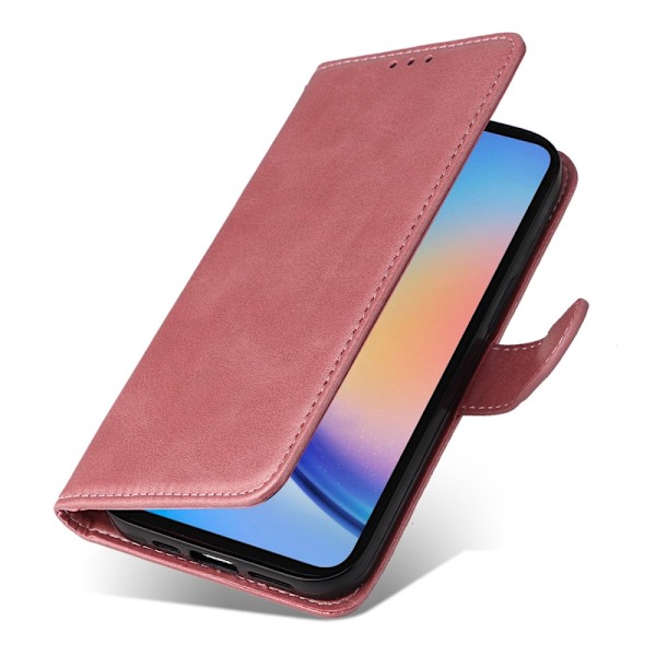 SKALO Samsung A35 5G PU-Læder Pung Etui - Flere farver Pink Rosa