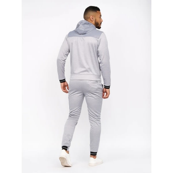 Crosshatch Mens Catmoore Full Zip Track Top M Grå Grey M zdq