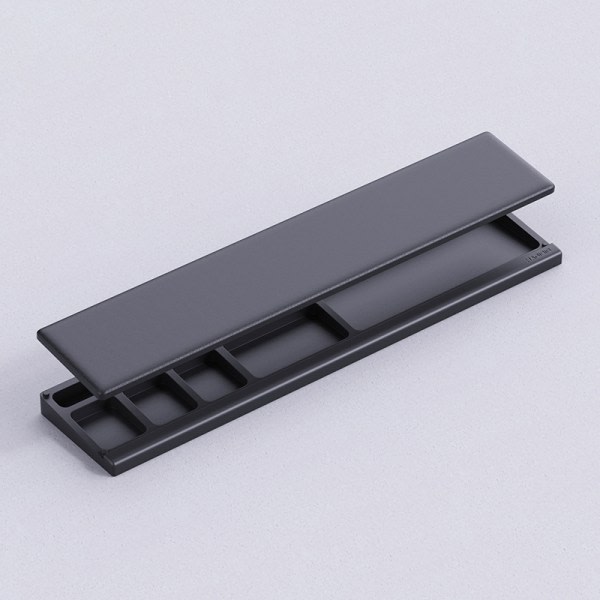 Hagibis ergonomiskt tangentbord handledsstöd i mjukt memory foam, svart, OneSize