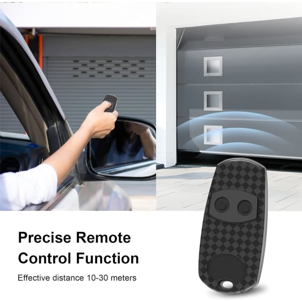 Portfjernbetjening 433,92MHZ Gates Kompatibel med Top 432EV, 432EE, 432NA, Sort 1 stk