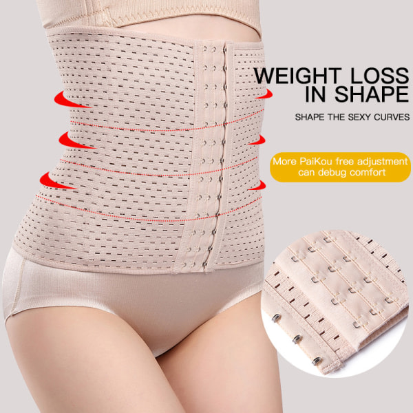 Bukbälte Body Shaping Hollow Andningsbart sportbälte L L