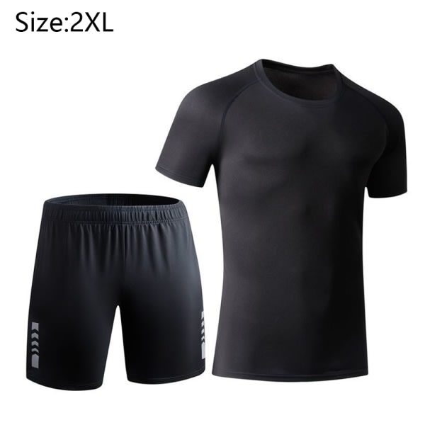 Athletic Shorts Skjorta Set for træning Basket fotboll 2xl zdq