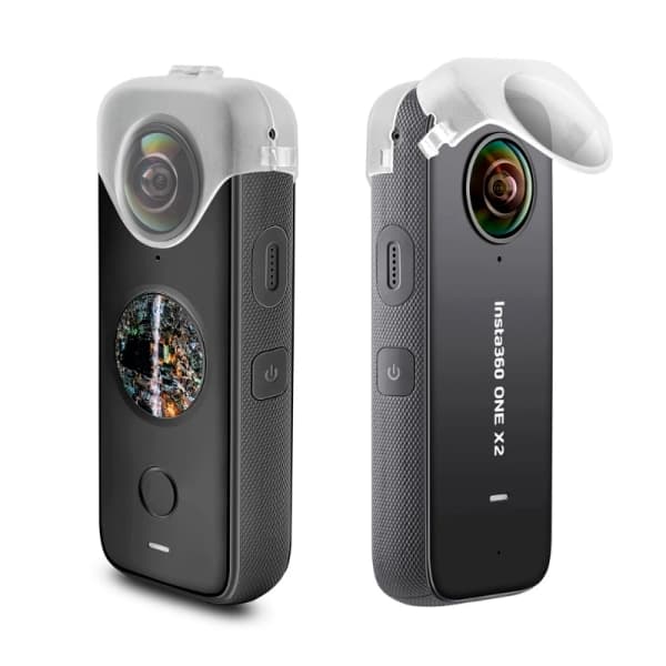 CDQ PC-linsbeskyttelse til Insta 360 X3 panorama kamera Transparent TransparentCDQ
