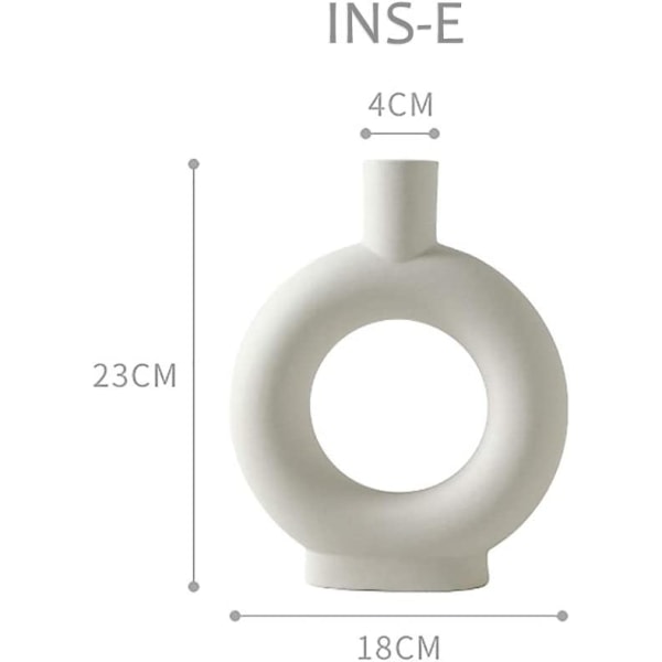 CDQ Keramikvase Nordisk Minimalisme Stil Dekor