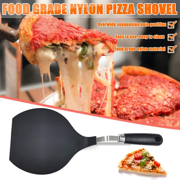 Komplet pizzakit - Pizzaspade til ovn - Tilbehør og pizzasten - 16 cm