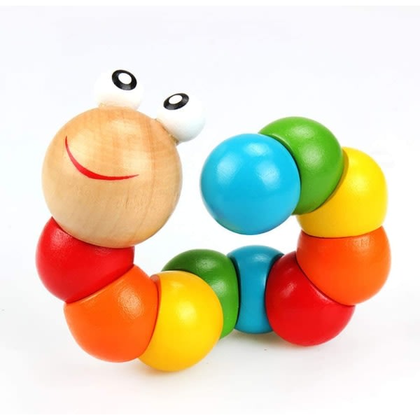 CDQ Färgglad sensorisk leksaksmaske, pusselbarn som lærer sig tidligt leksaker