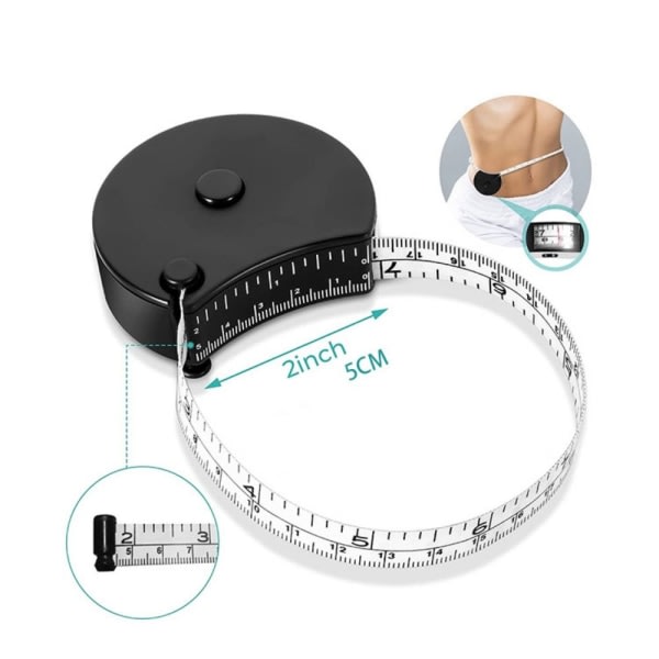 3 ST kroppsmålebånd Body linjal Syband