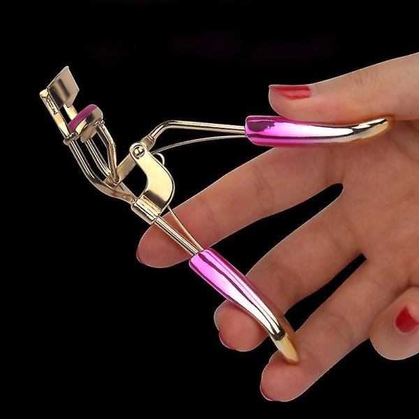 Portabel professionellt handtag ögonfransböjare, skönhetssminkverktyg för damer