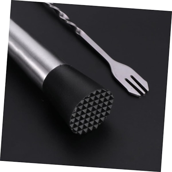 Cocktail sæt Dubbel shaker 750ml Rustfrit stål Sølv 4 dele_TF_TF