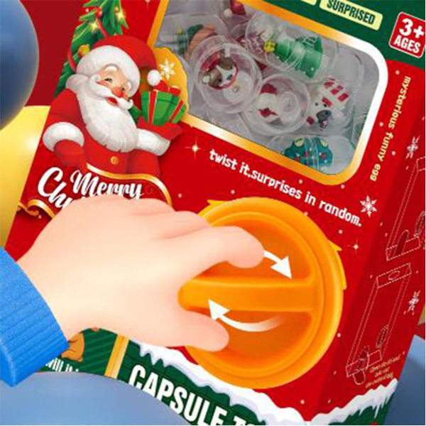 Halloween Dekorationer, Gashapon Maskin Leksak, Födelsedag Pojkar Och Flickor, Jul. Intressant Gashapon Maskin, 6 St Gashapon Slumpmässigt Matchat B