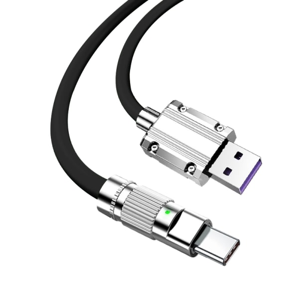 CDQ Android Micro USB-kabel Laddningskabel 120W Hurtiglading og data Flerfärgad 3 mCDQ
