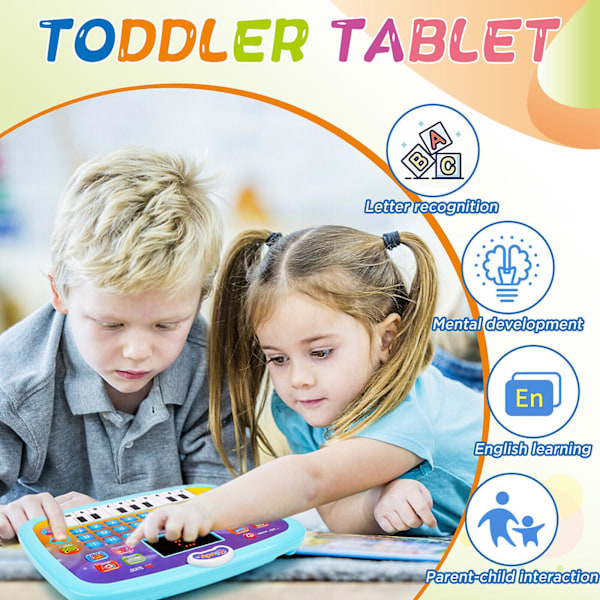 Pedagogiska Lärandetabletter Leksaker För Ålder 2 3 4 5 6 7 8 År Gamla Pojkar Flickor Blue
