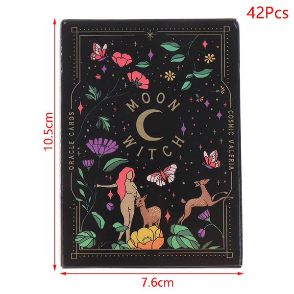 Moon Witch Oracle Katarot Egyptisk Tarot Brädspel Party Casua Multicolor onesize
