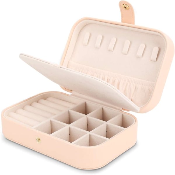 Case Organizer med tvålagers portabel liten case Tillbehör Hållare/rosa