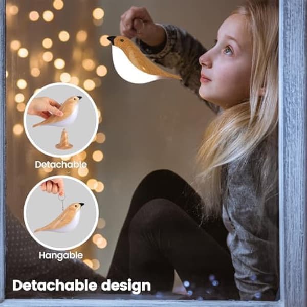 Bedside Lamp - Wireless Touch Screen Table Lamp with Timer - Dimmable 3 Colors 3000K - 6000K