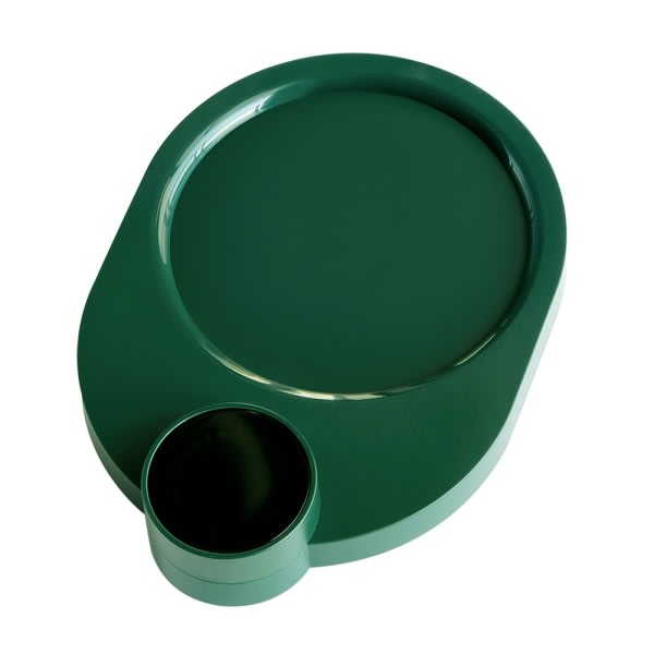 Koppvärmare, med automatisk avstängning, 3-lämpötilainen LED-näyttö för kontorskaffevärmare varm kopp green
