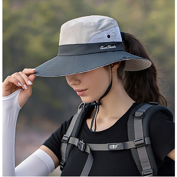 Solhatt herr dam UV-skydd 1 sommarmössa fiskehatt fiskehatt boonie fiskehatt grey