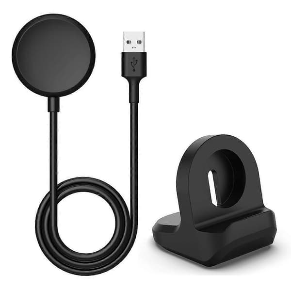 Opladningsbeslag Dockingstation Type C Strømlader Adapter til Pixel Smartwatch USB-port stativ sort_tfrf
